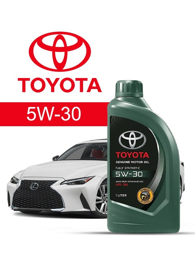 TOYOTA Engine Oil – For Lexus IS V4 2024 - 2015، 5 Liter، viscosity 5w30 Toyota - With Engine Oil Filter - 2015 2016 2017 2018 2019 2020 2021 2022 2023 2024 