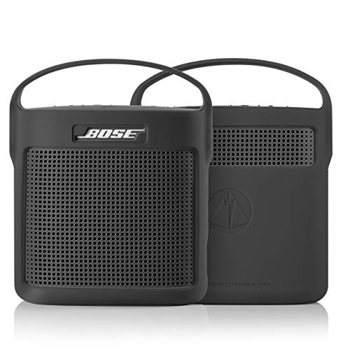TXEsign Protective Silicone Stand Up Case with Handle Compatible with Bose SoundLink Color Speaker II（Dark Gray - Image 1