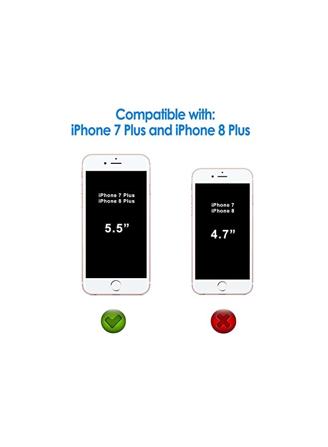 Jetech Screen Protector For Iphone 8 Plus And Iphone 7 Plus, 5.5-Inch, Case Friendly, Tempered Glass Film, 2-Pack - Image 2