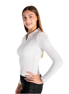 ASTK RIBB TOP WITH POLO COLLAR  - Image 2