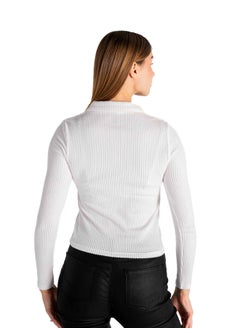 ASTK RIBB TOP WITH POLO COLLAR  - Image 3