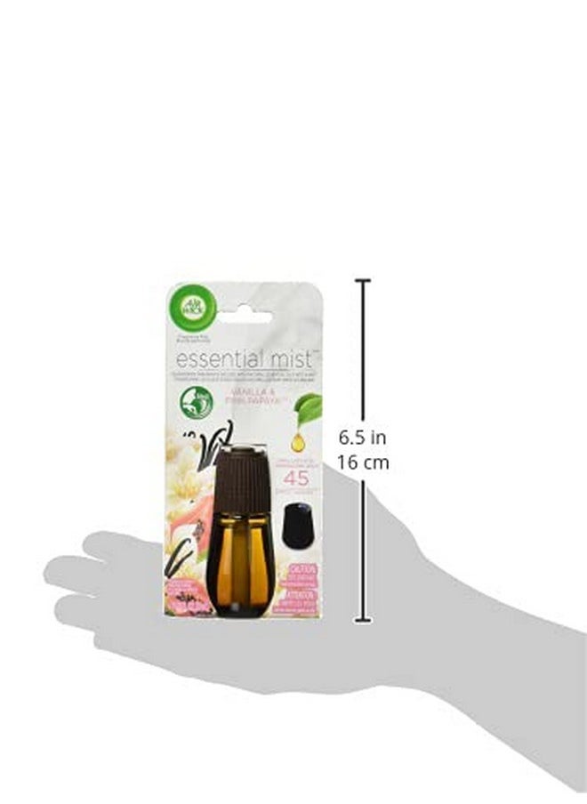Air Wick Air Wick Essential Mist Refill, 1 ct, Vanilla and Pink Papaya, Essential Oils Diffuser, Air Freshener 