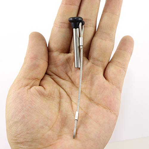 keehui 4PIECES of Stainless Bimini top 3/16" Pull pins, Usable Length 1"(25mm), Total Length 1-1/2"(39mm) Marine Hardware - Image 4