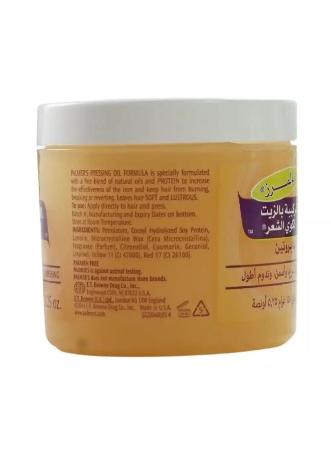 PALMER'S Palmerâ€™s Pressing Oil Formula, Hair Cream with Protein- 150gms - Image 3