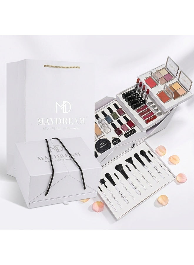 MAYDREAM New White Makeup Kit The Best and Most Beautiful Choice for You 49 Pieces - Image 2