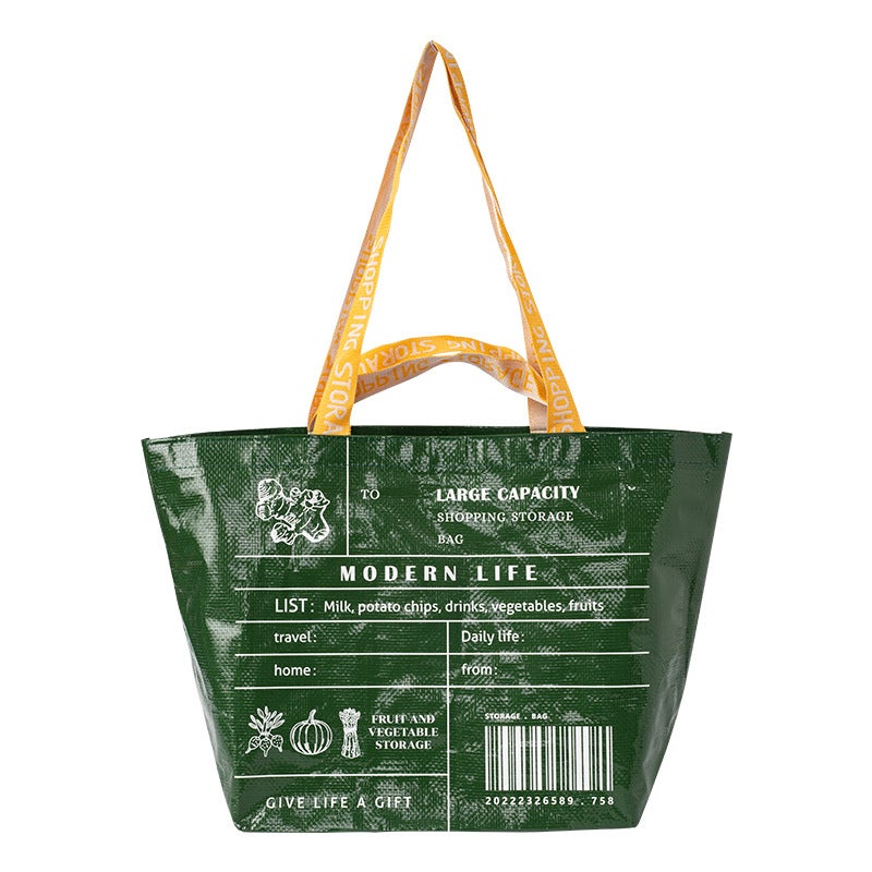 2023 Foldable Travel Tote Bag Ins Style Green (large) 