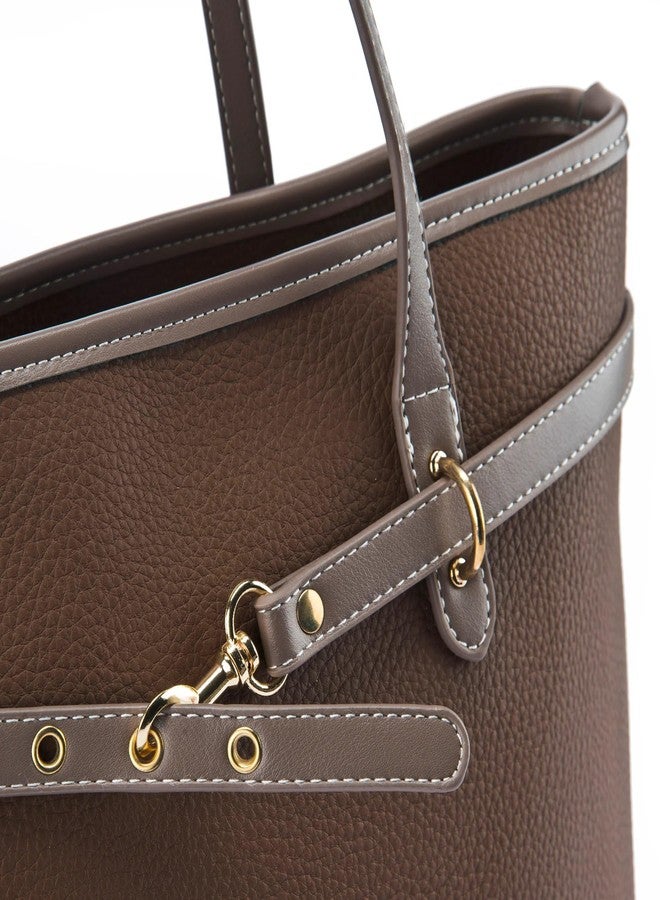 Lino Perros Avril Dune Brown Tote Bag - Image 5