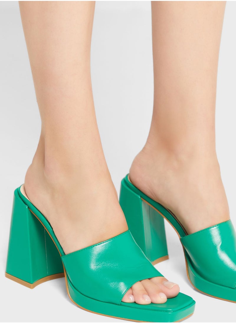 Ginger - Platform Mule Sandal - Image 1