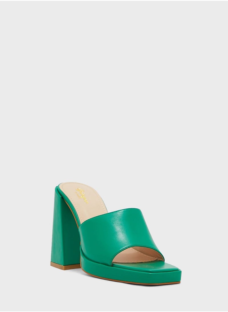 Ginger - Platform Mule Sandal - Image 1
