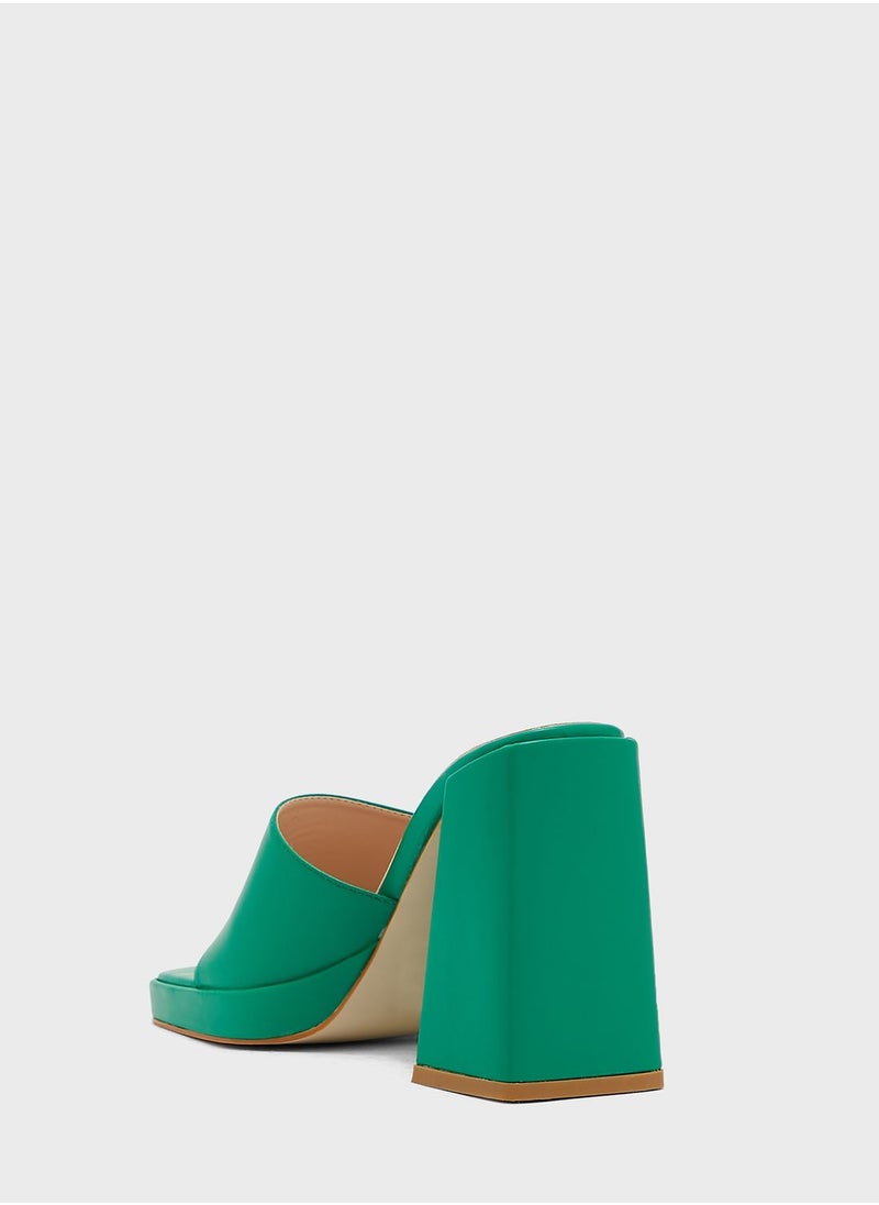 Ginger - Platform Mule Sandal - Image 1