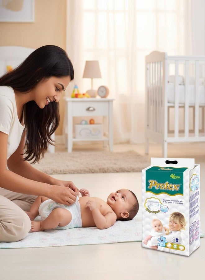 Protex Baby Diaper Tape Style - Soft & Absorbent, Adjustable Fit, Up to 12 Hours Dryness (XL) - Image 4