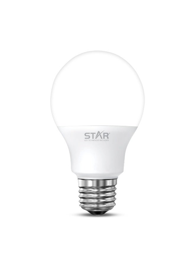 Star LED Bulb E27 9W , Energy Saving Light Bulb, Bright White 6500K, 900 Lumens, Standard E27 Base, Long Lifespan, Eco-Friendly Lighting ( 9 Pieces ) - Image 2