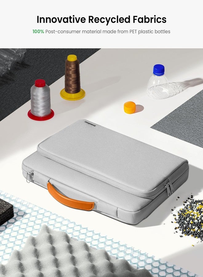 tomtoc 360 Protective Laptop Carrying Case for 2025 13-inch MacBook Air M4/A3240 M3/A3113 M2/A2681 M1/A2337, MacBook Pro M2/A2686 M1/A2337, iPad Pro M4 & iPad Air M3, Water-Resistant Laptop Bag - Image 5