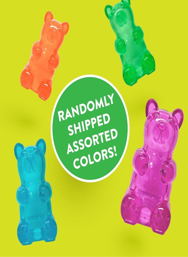 Spunky pup Spunky Bear Interactive Dog Toys with Treats Included - Treat-Holding Puzzle for Boredom & Stimulation - Peanut Butter Flavor - Dishwasher Safe - Assorted Neon Colors- Large - Image 2