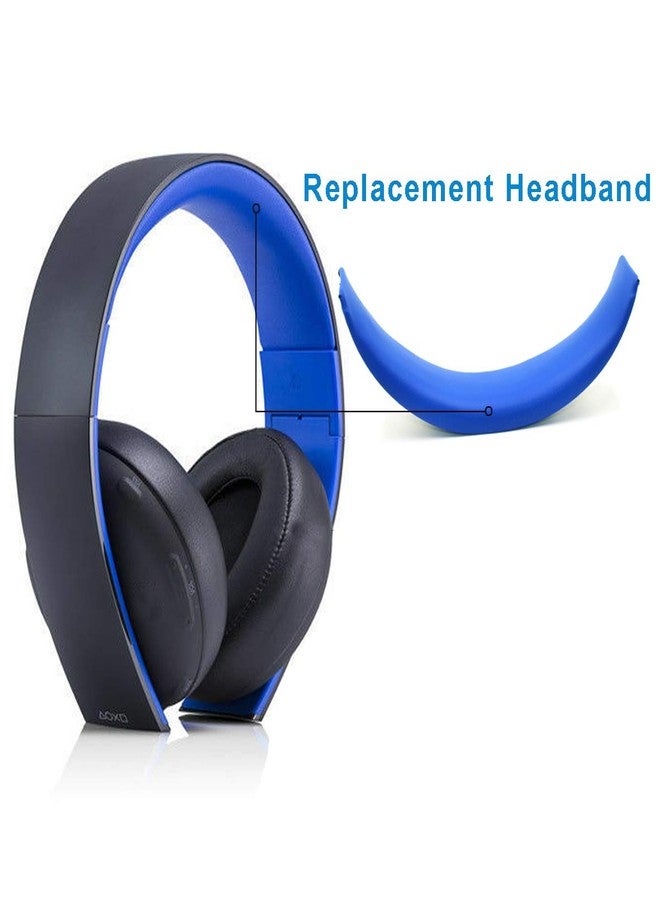 defean Ps4 Gold Headband Cushion Replacement Compatible with Sony ps4 Gold Wireless Headset PS3 PS4 7.1 Virtual Surround Sound CECHYA-0083 Headphone (1 Pcs Headband) - Image 2