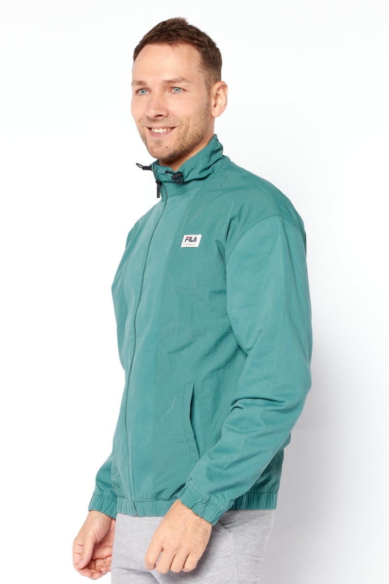 FILA Men Sportswear Fit Long Sleeves Training Jackets, Green - Image 4