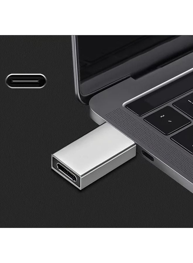 2Pcs Black USB 3 0 To Type C OTG Adapter Converter For PC MacBook Car Charger - Image 5