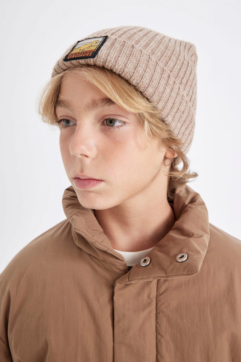 DeFacto Boy Stand Collar Zippered Pocket Waterproof Puffer Jacket  - Image 4