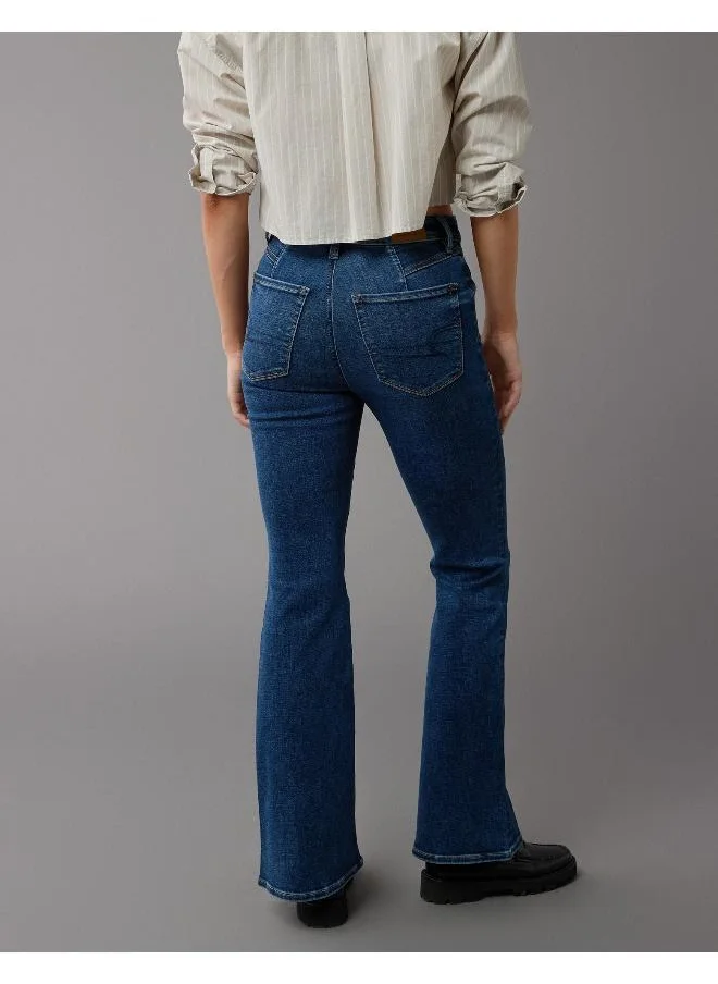 American Eagle AE Next Level Super High-Waisted Flare Jean