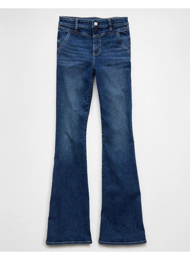 American Eagle AE Next Level Super High-Waisted Flare Jean  - Image 3