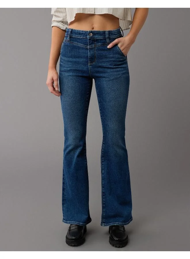 American Eagle AE Next Level Super High-Waisted Flare Jean