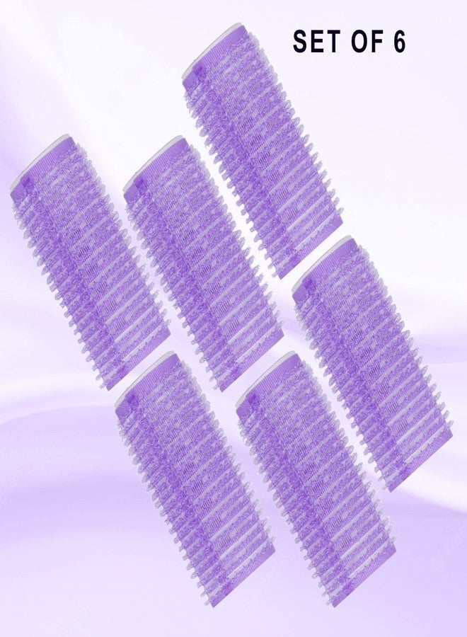 Confidence Hair Rollers For Hair Curling For Girls and Women Pink 6 Pcs Pack Of 1 - Image 2