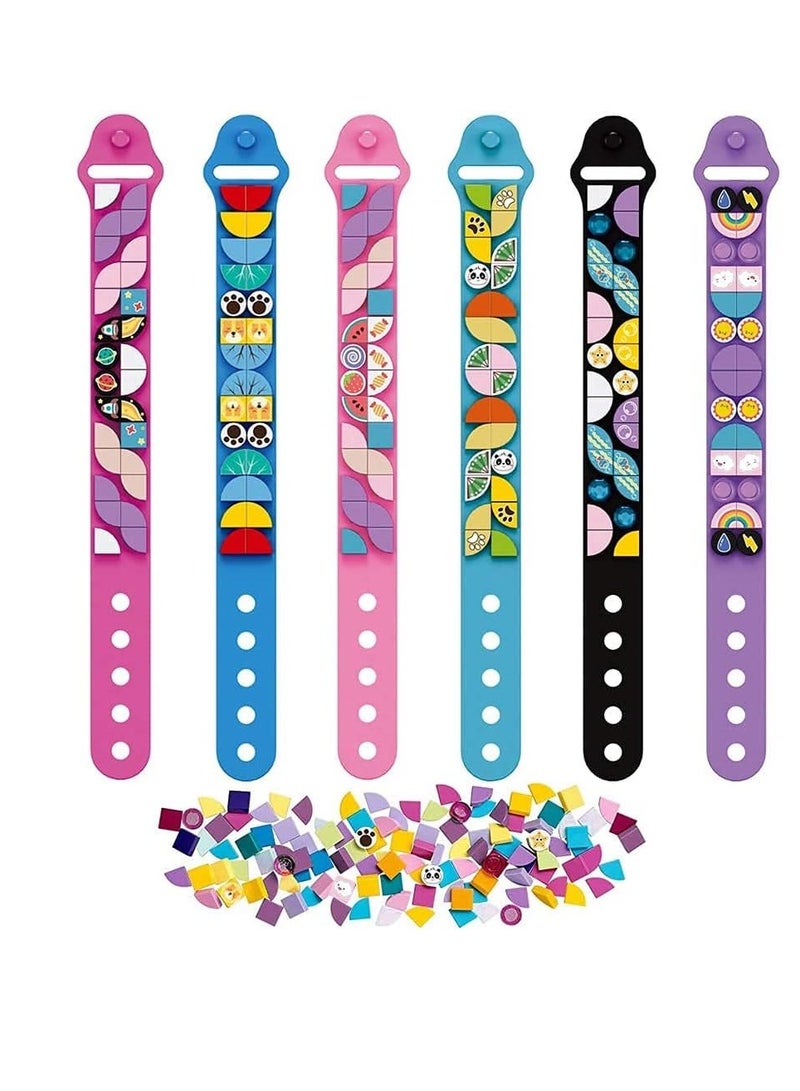 Excefore Bracelets, Kids Building Blocks Dots Bracelets, DIY Creative Craft Bracelet Making Kit for Kids, Friendship Bracelets, Dots Construction Toys Kit for Birthday - Image 1