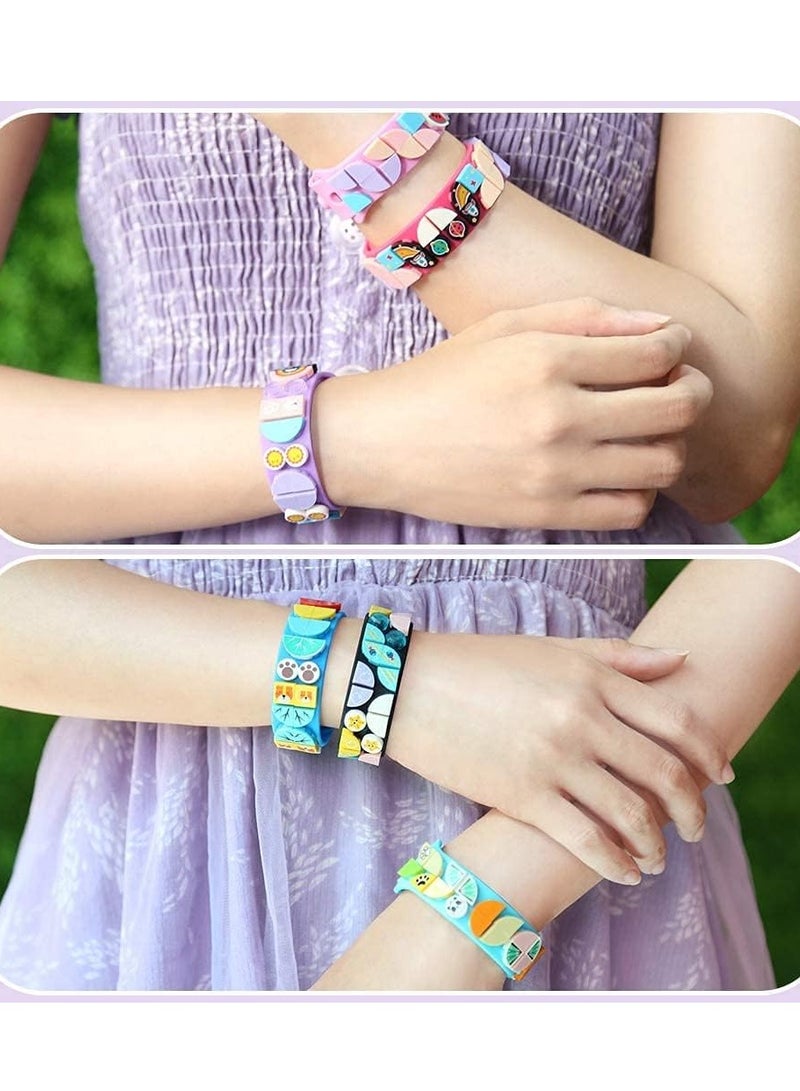 Excefore Bracelets, Kids Building Blocks Dots Bracelets, DIY Creative Craft Bracelet Making Kit for Kids, Friendship Bracelets, Dots Construction Toys Kit for Birthday - Image 4