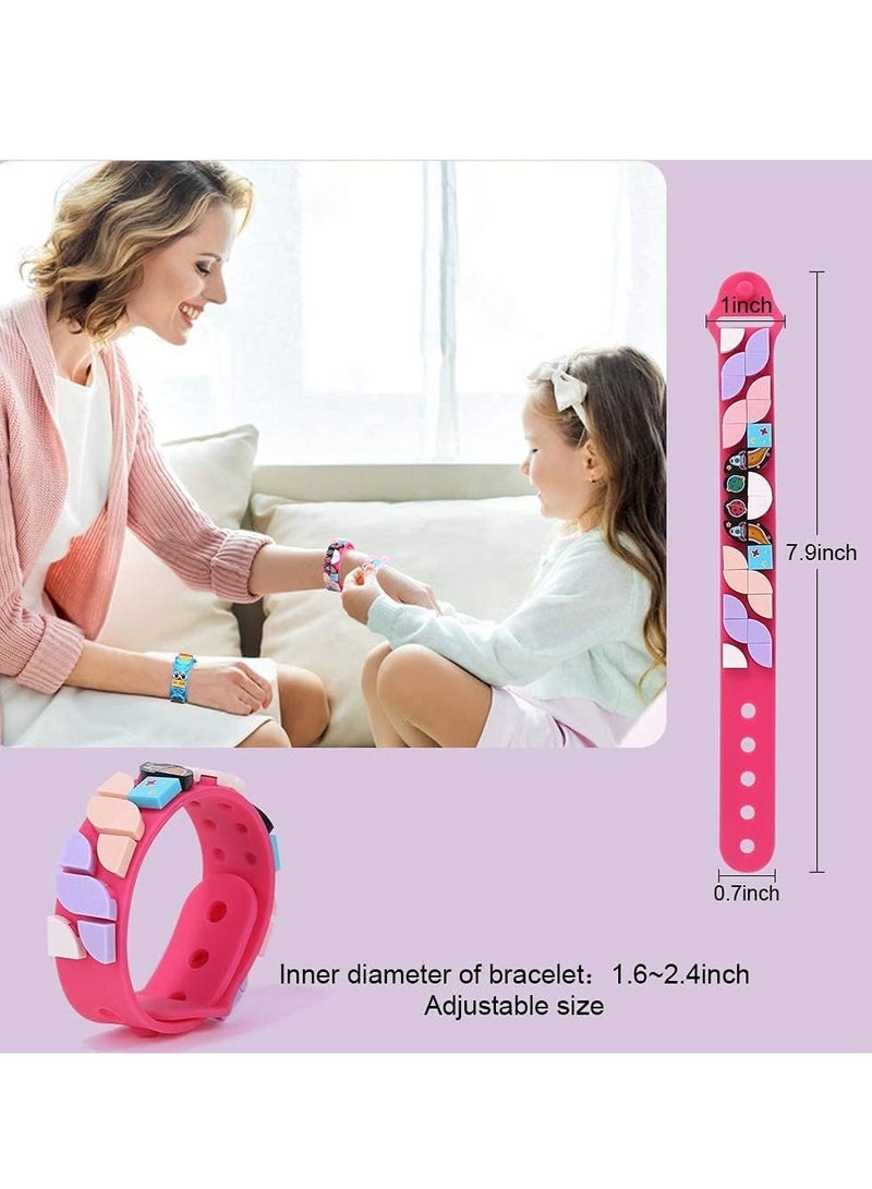 Excefore Bracelets, Kids Building Blocks Dots Bracelets, DIY Creative Craft Bracelet Making Kit for Kids, Friendship Bracelets, Dots Construction Toys Kit for Birthday - Image 5