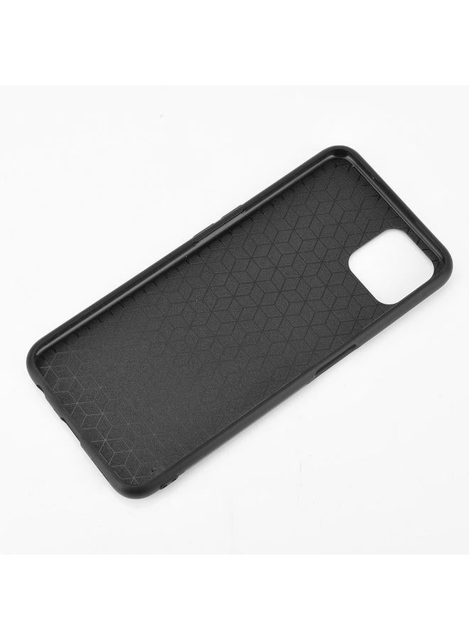 S-TOP Case For OPPO A72 5G / A73 5G Global Official Version Shockproof Sewing Cow Pattern Skin PC + PU + TPU Case - Image 4