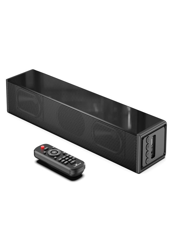 LARKSOUND Small Sound Bar for TV, PC, Gaming, Surround Sound System, Mini TV Speaker Soundbar with Bluetooth/HDMI ARC/Optical/AUX/USB Connections - Image 1