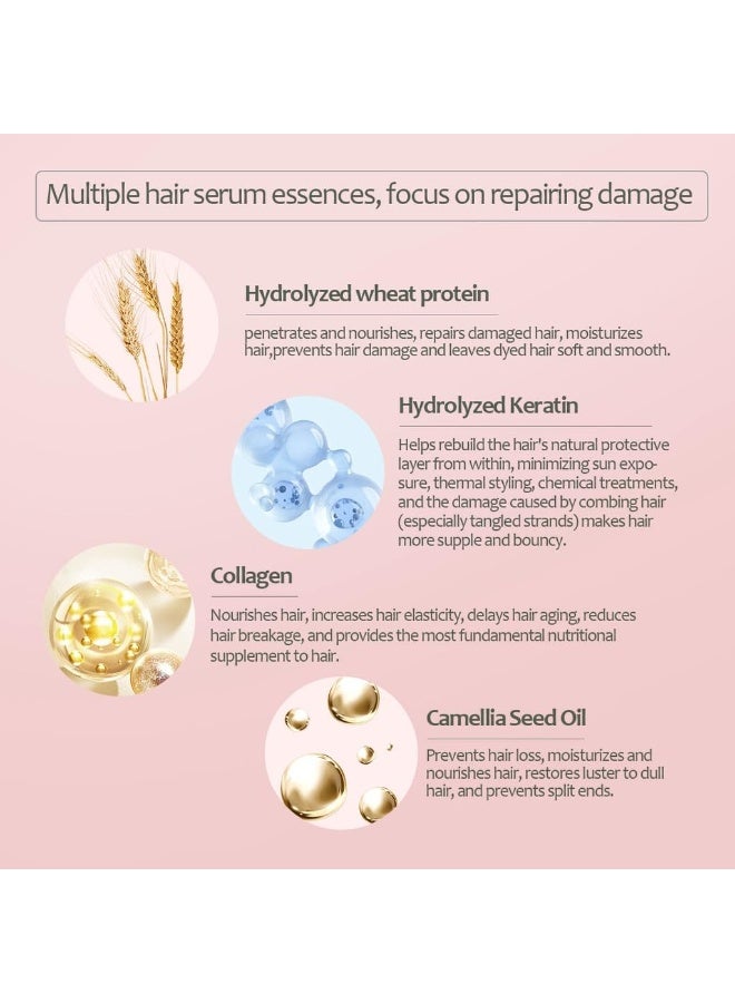 Bremod Performance Vitamin B5 & Collagen Hair Mask Deep Repair Treatment for Dry, Damaged Hair Strengthens, Moisturizes, Boosts Volume, Creates Soft, Workable Hold 16.9 Fl Oz - Image 3