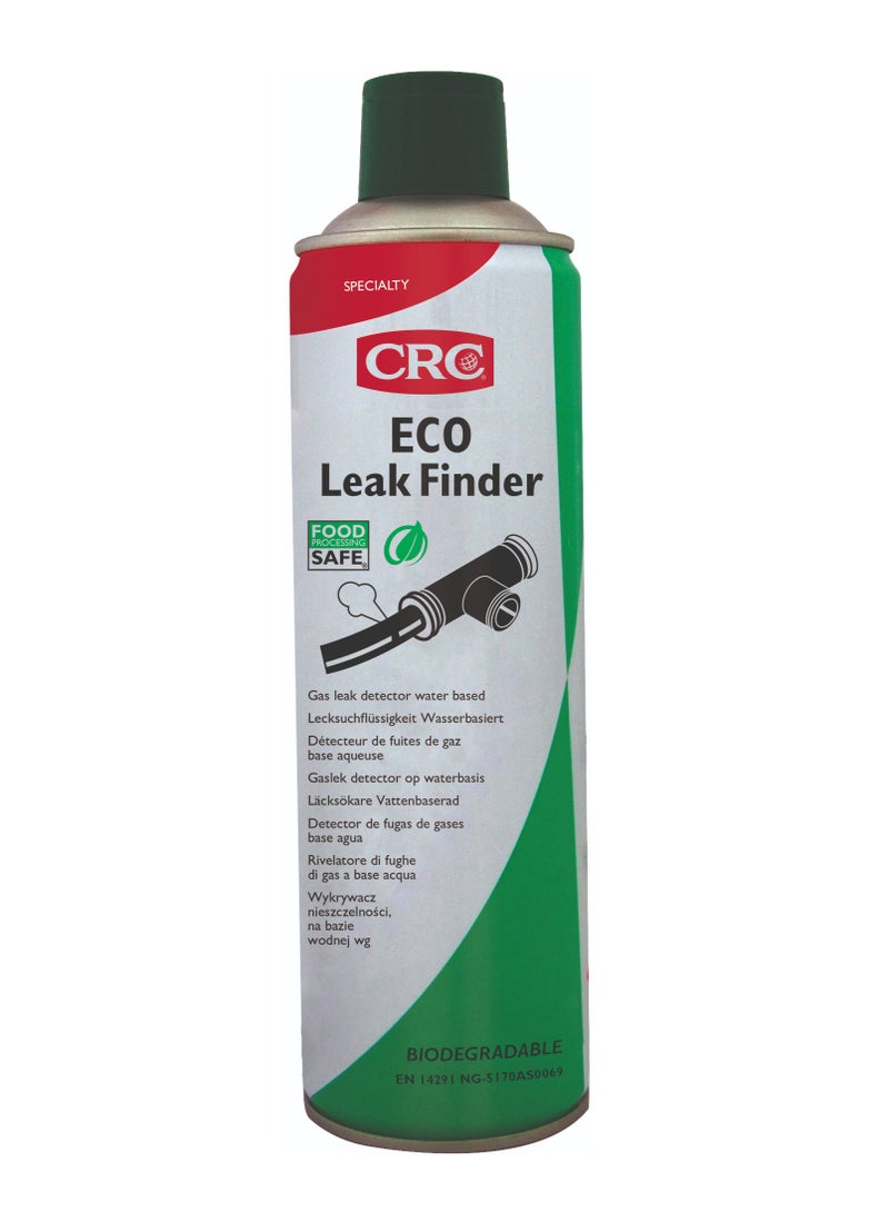 CRC ECO LEAK FINDER SPRAY Gas Leak Detector Water-Based Non-Flammable Biodegradable - 500ml - Image 1