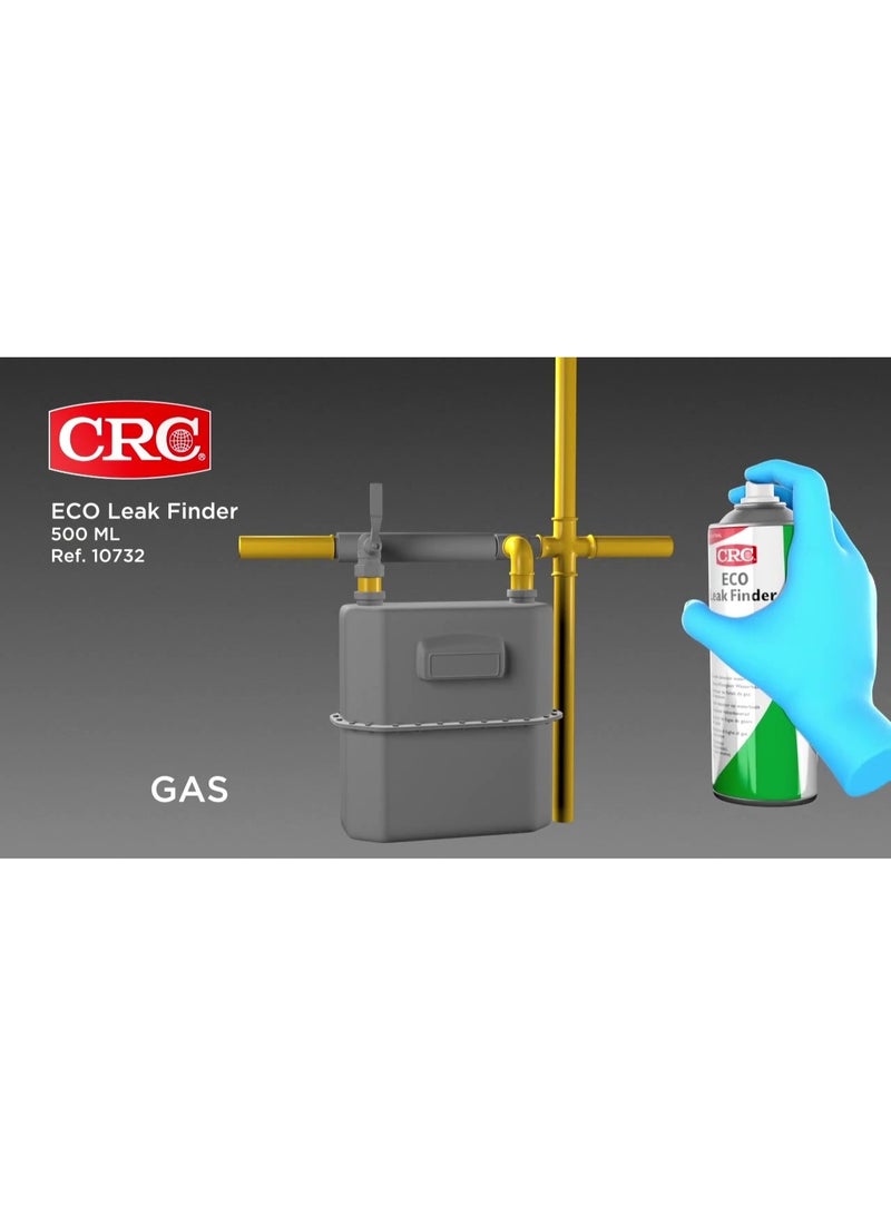 CRC ECO LEAK FINDER SPRAY Gas Leak Detector Water-Based Non-Flammable Biodegradable - 500ml - Image 4