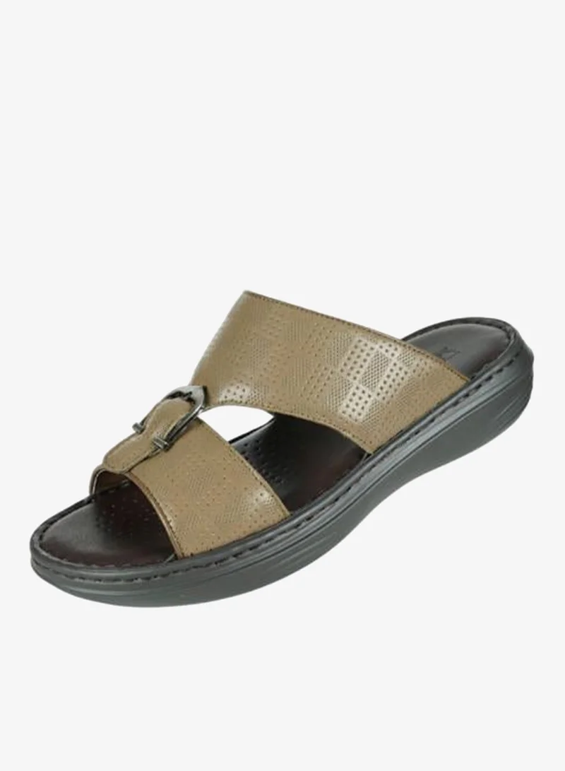 008-3617 Barjeel Uno Mens Arabic Sandals 21410-64 Khaki