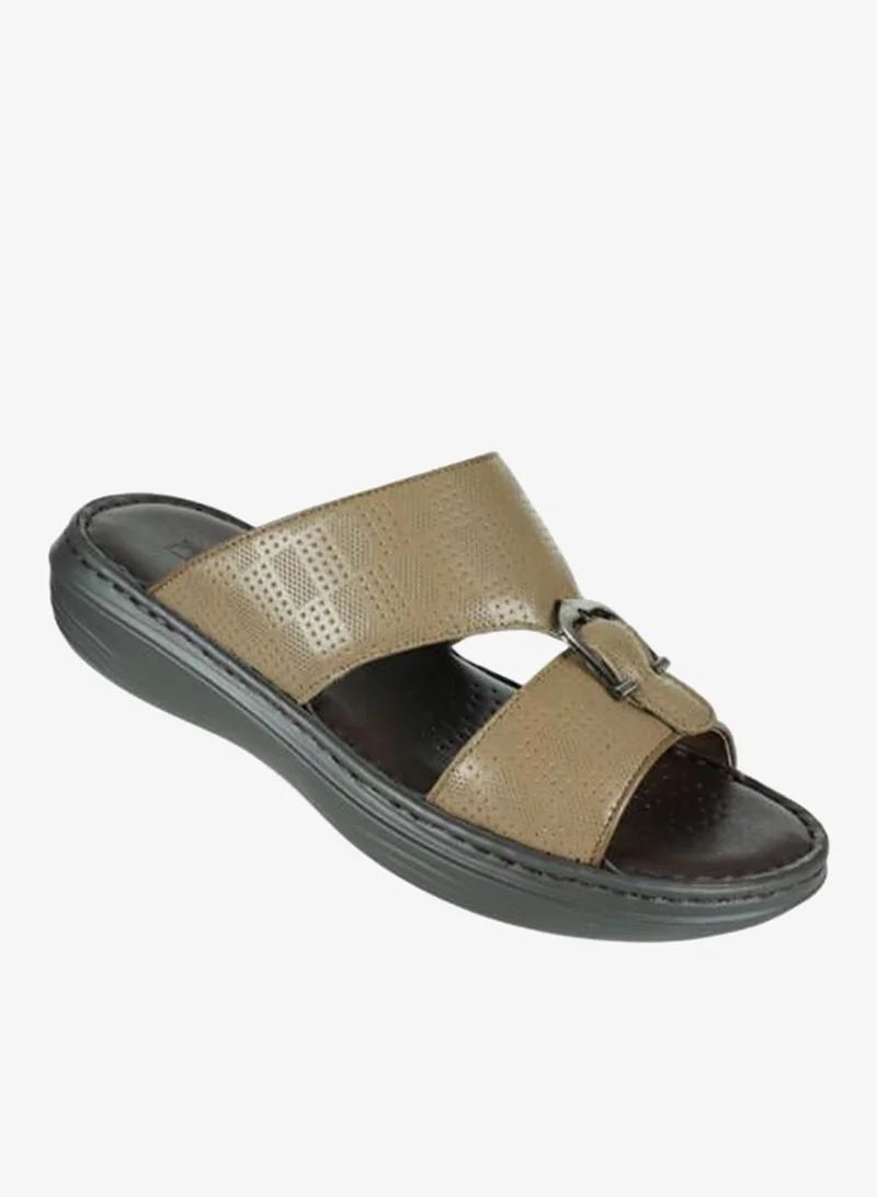 barjeel uno 008-3617 Barjeel Uno Mens Arabic Sandals 21410-64 Khaki