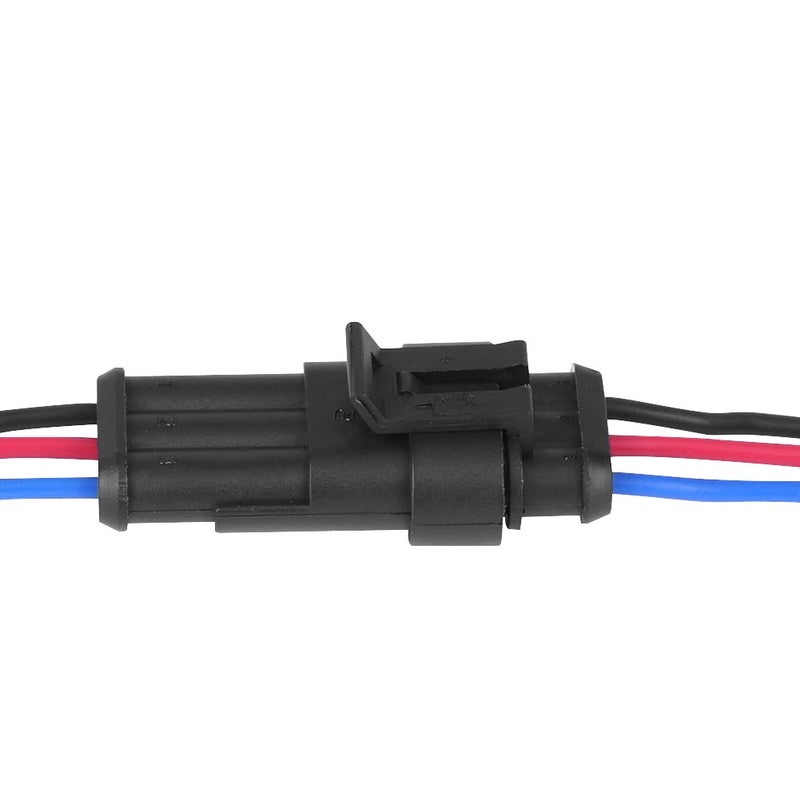 Waterproof 3 Pin Way Car Auto Wire Electrical Connector Plug - Image 3