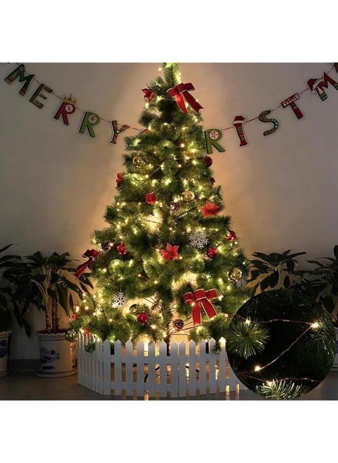 The Bros Fairy String Lights,3M 30 LED Copper Wire Battery Operated Waterproof Indoor Outdoor Twinkle Christmas Lights, Hanging Wall Lights for Garden Party Wedding Xmas Tree Decor-Warm White  - Image 1