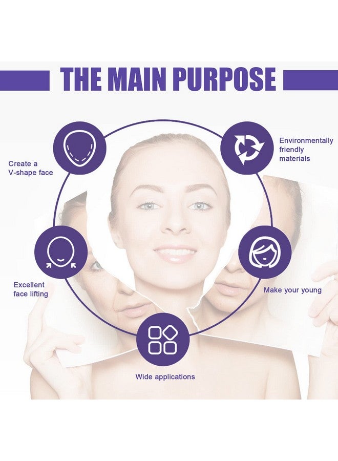 BAMC V Line Facelift Tape, Elasticity Face Lift Tape Waterproof Wrinkle Lifting 40Pcs/Box Firming for Weddings Parties Makeup - Image 5