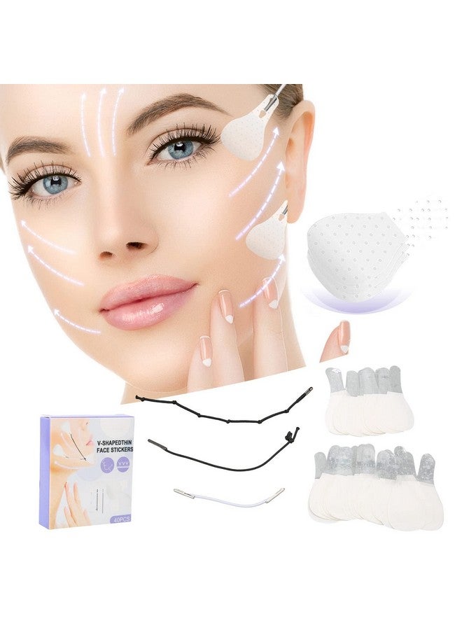BAMC V Line Facelift Tape, Elasticity Face Lift Tape Waterproof Wrinkle Lifting 40Pcs/Box Firming for Weddings Parties Makeup - Image 2