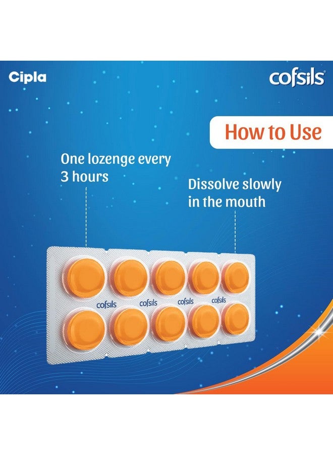 سيبلا أقراص استحلاب كوفسيلز (100 قرص استحلاب) | بنكهة الزنجبيل والليمون | علاج سريع لالتهاب الحلق وحكة الحلق وحكة الحلق (10 × 10 شرائط) - Image 4