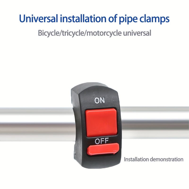 Three Wire Motorcycle Handlebar Button Connector Easy Installation Durable ABS - Image 3