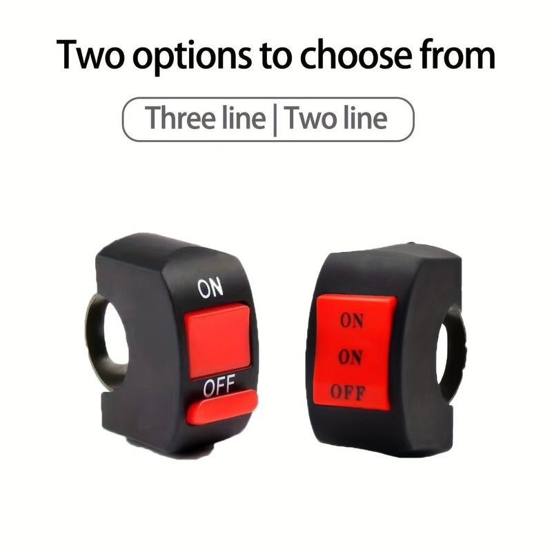 Three Wire Motorcycle Handlebar Button Connector Easy Installation Durable ABS - Image 2