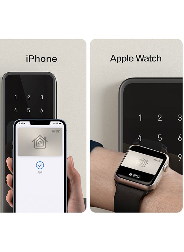 Smart Door Lock D200i Global version,Zigbee 3.0,Face Recognition,Bluetooth,Password,NFC Unlock Work with Homekit Google Assistant