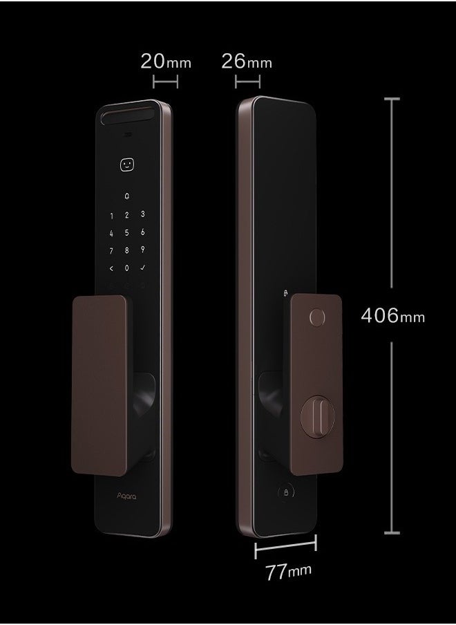Smart Door Lock D200i Global version,Zigbee 3.0,Face Recognition,Bluetooth,Password,NFC Unlock Work with Homekit Google Assistant