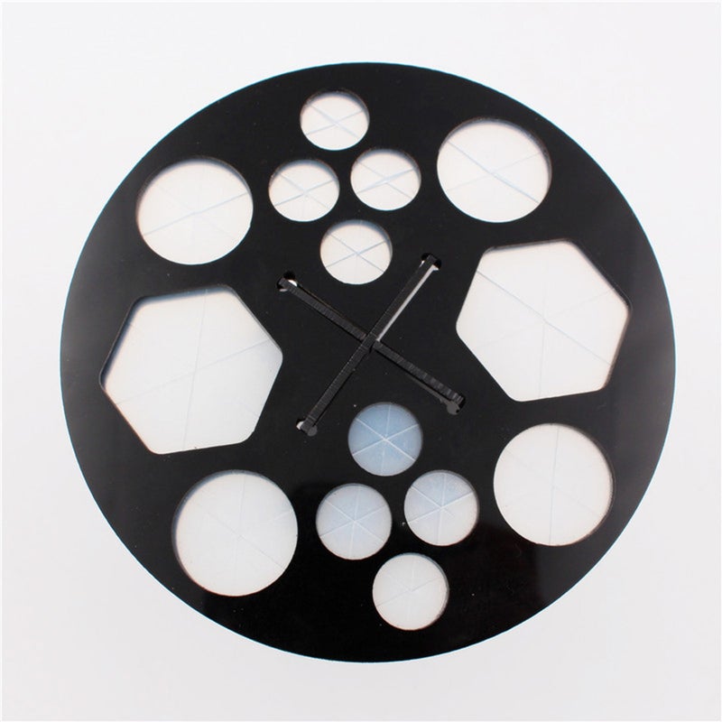 1pc Makeup Brush Holder Round Acrylic Drying Rack Brush Storage Holder Cosmetics Organizer Tools (Black) - Image 4