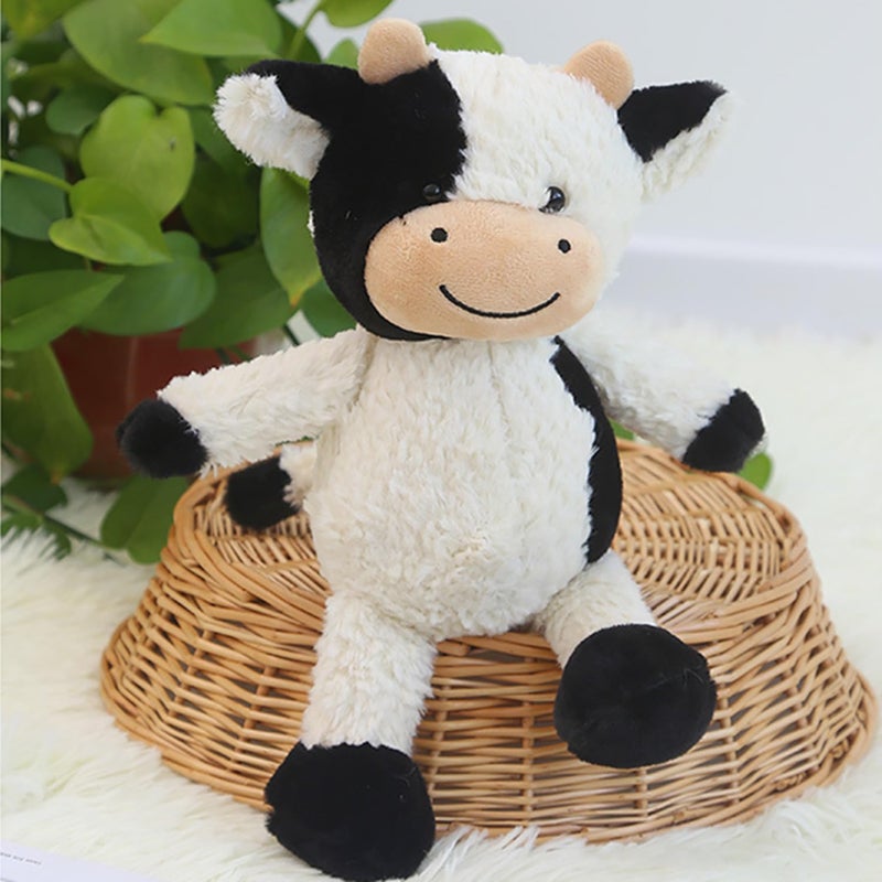 BSVOME 11.8 inches Cow Stuffed Animal Soft Plush Cute Cow Doll for Boys Girls - Image 2