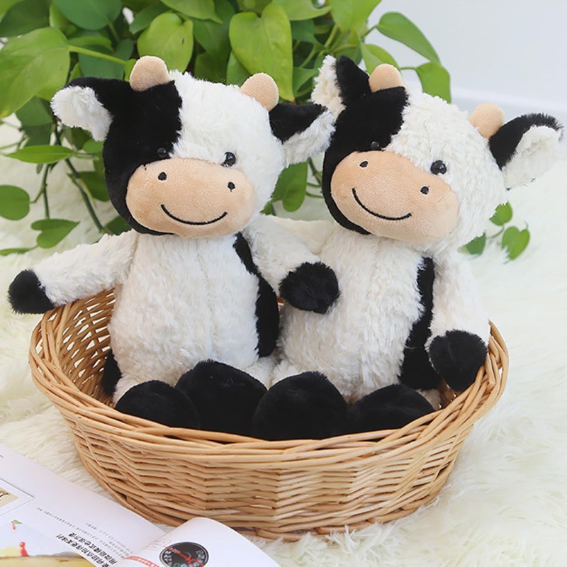 BSVOME 11.8 inches Cow Stuffed Animal Soft Plush Cute Cow Doll for Boys Girls - Image 4