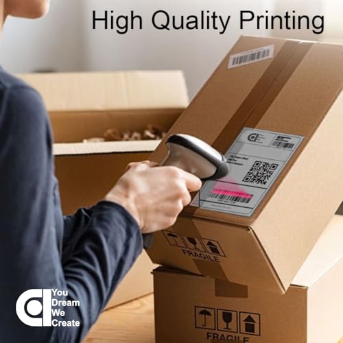 COI 70gsm Thermal Label Printer Paper - 3" x 5" (75 x 125 mm)| Ideal for Shipping, Parcel, Barcode, and Address Labels - 400 Labels per Roll (Pack of 2) - Image 3