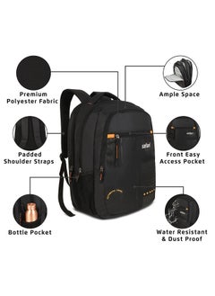 Safari Safari Swagpack 35 Ltrs Large Laptop Backpack With 3 Compartments and Raincover - Black (SWAGPACK19CBBLK)  - Image 2